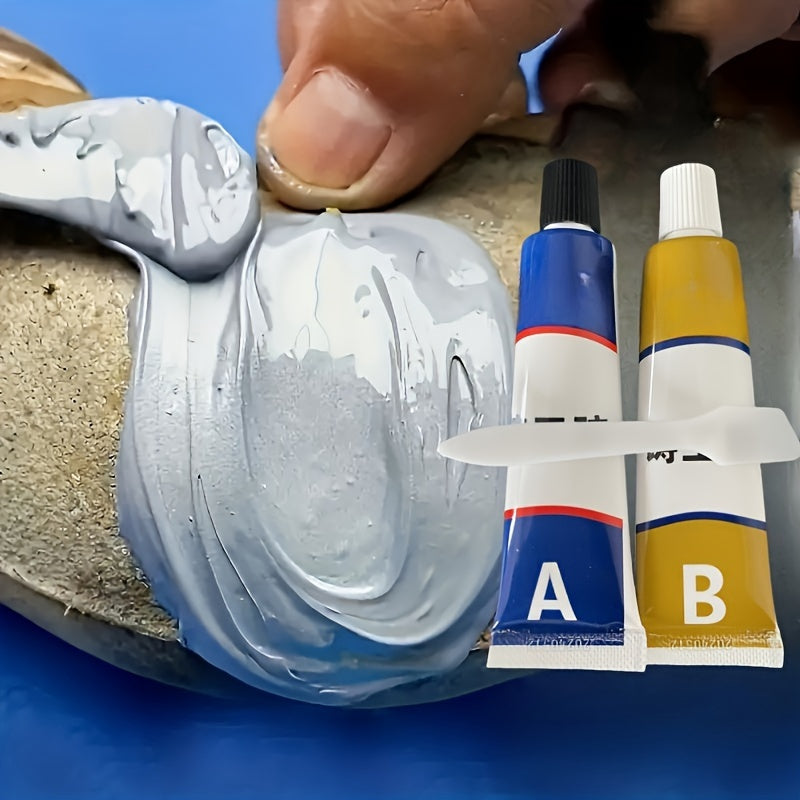 Metallni biriktirish uchun sehrli ta'mirlash yopishtiruvchi, issiqqa chidamli, toksik bo'lmagan, suv o'tkazmaydigan, 20ml-100ml o'lchamlarida mavjud.