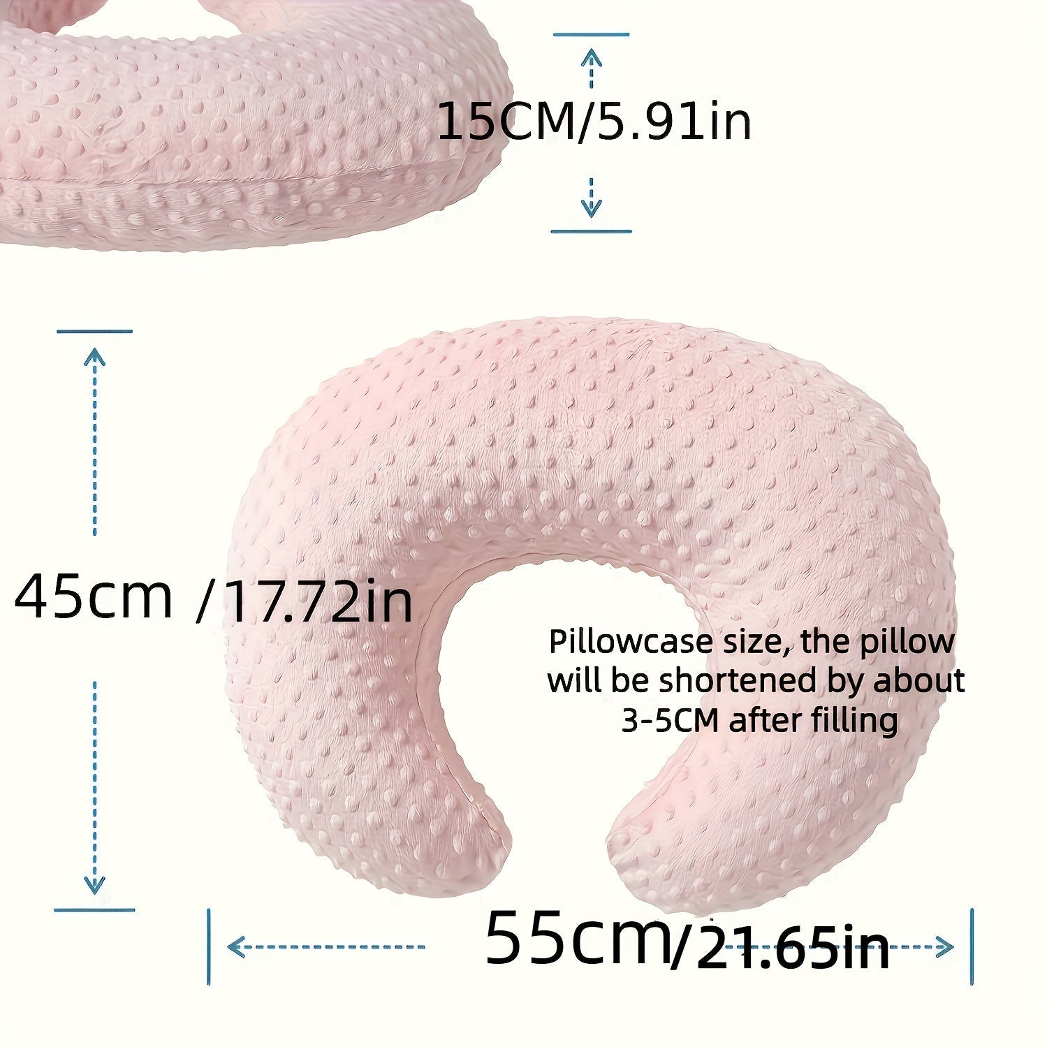 Almohada de lactancia con burbujas amigable con la piel, ultra suave y suave para la piel para alimentación en casa