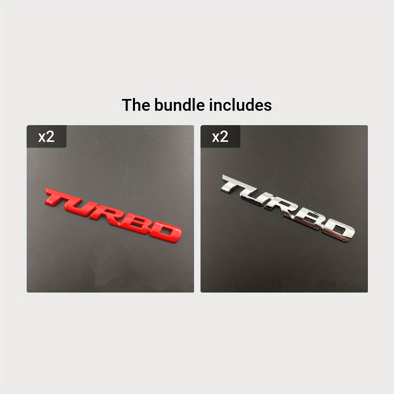 Emblema 3D de metal para coche, calcomanía de aleación de zinc, adhesivo, insignia para portón trasero