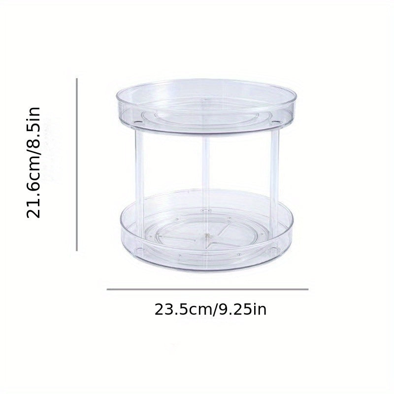Rotating Kitchen Storage Organizer Turntable for Spices and Condiments