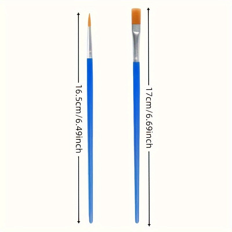 20 шт. синтетических кистей для живописи маслом, акрилом, акварелью, изящных искусств