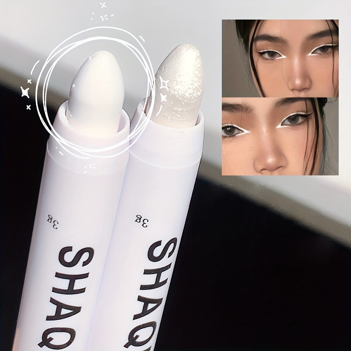 Musiqa festivali uchun ko'zni yorituvchi, ko'z burchaklari uchun yorqinlashtiruvchi qalam, porloq ko'z qopqog'i qalam.