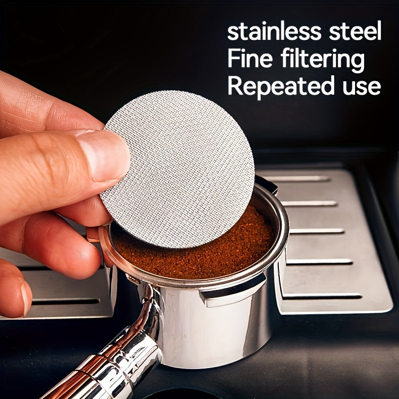 Stainless Steel Espresso Puck Screen Reusable 51mm for Coffee Machines