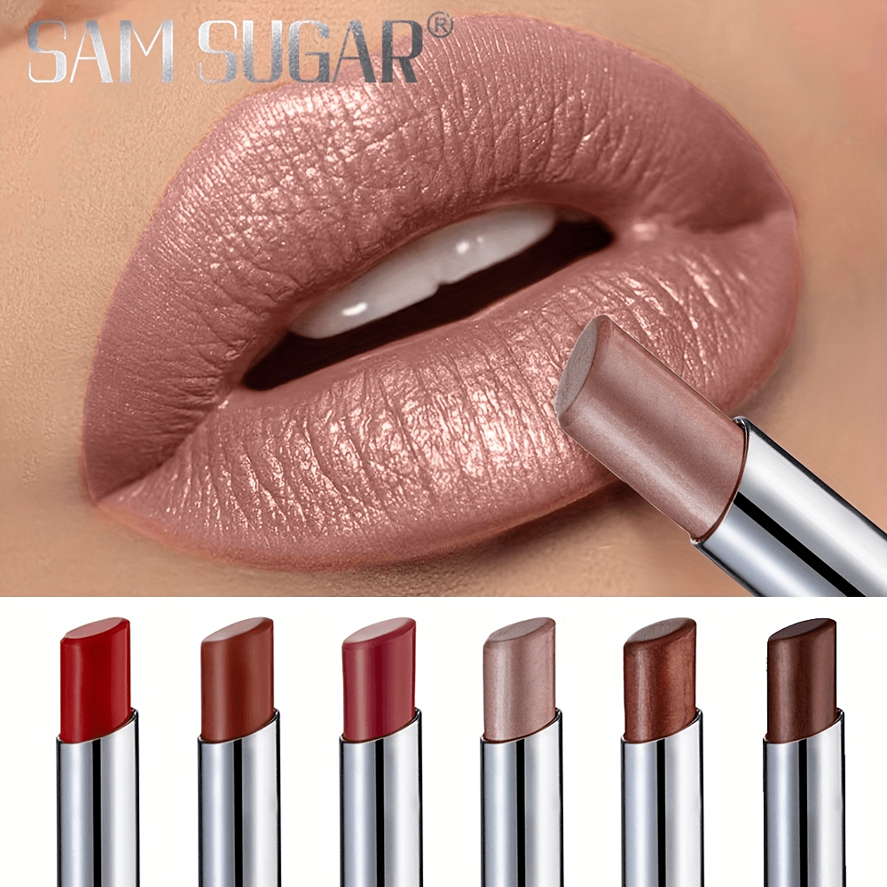 Lápiz de labios mate de terciopelo para mujer, a prueba de agua, de larga duración, en 6 colores