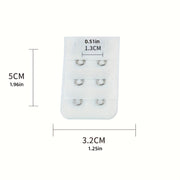 10-Pack Adjustable Bra Extenders with 2 Hooks Seamless Fit Durable Support