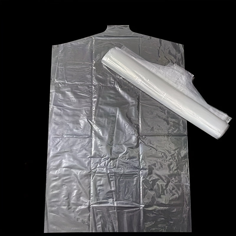 Juego de 10 bolsas de funda protectora de ropa transparente para almacenamiento y organización en armario