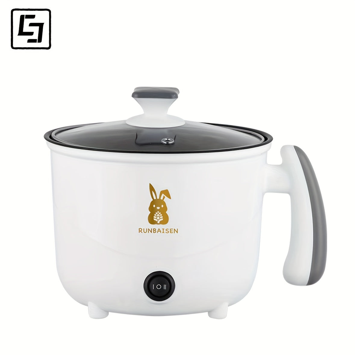 Single-layer electric cooking pot 1.8L versatile for dorms small kitchens