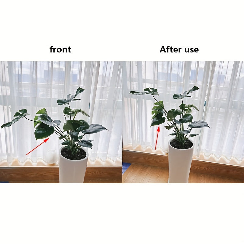 4 Pcs Transparent Green Plant Support Clips Garden Trellis for Stems