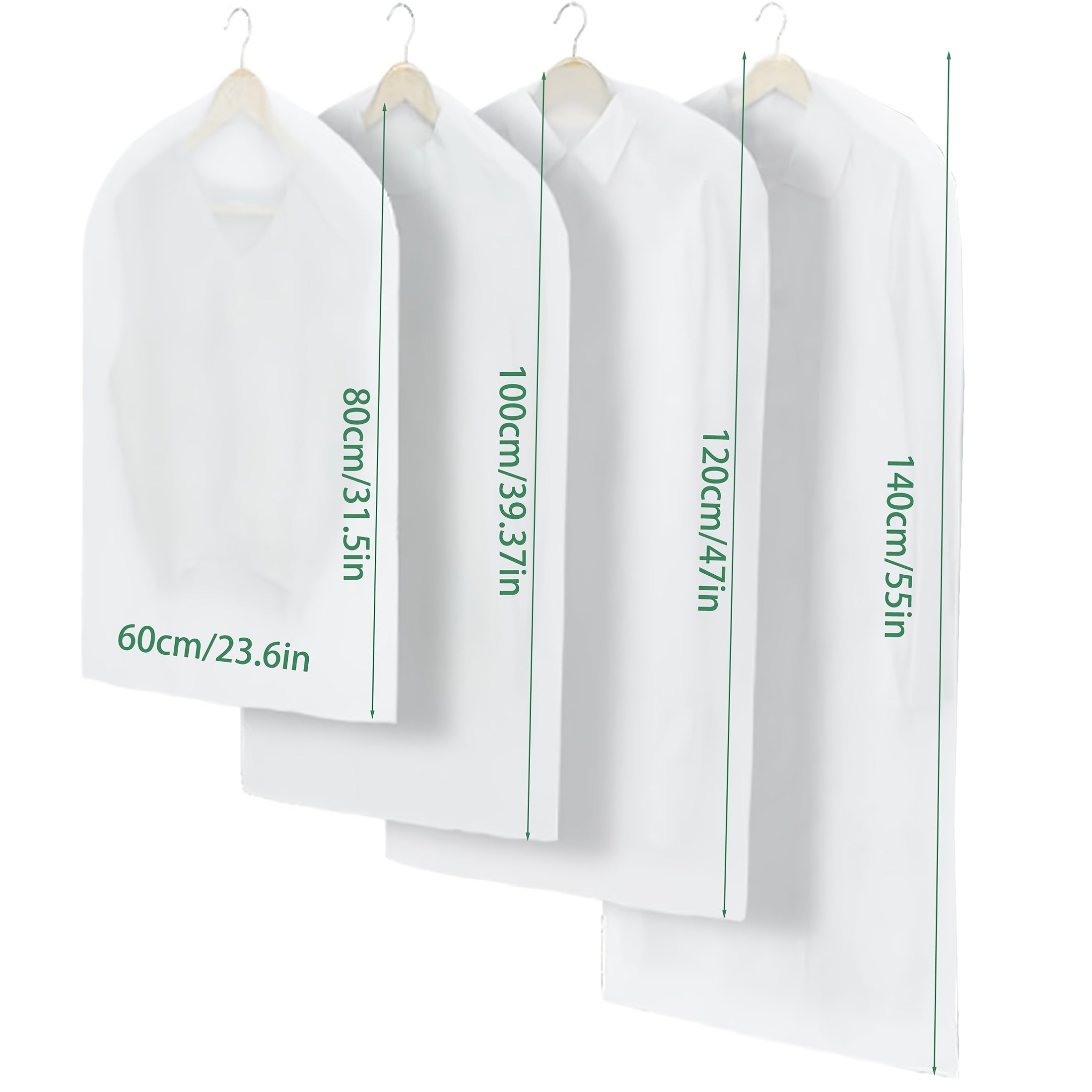 5-to'plam shaffof kiyim qoplami, pastki ochilish bilan, yengil changga chidamli, hasharotlarga qarshi