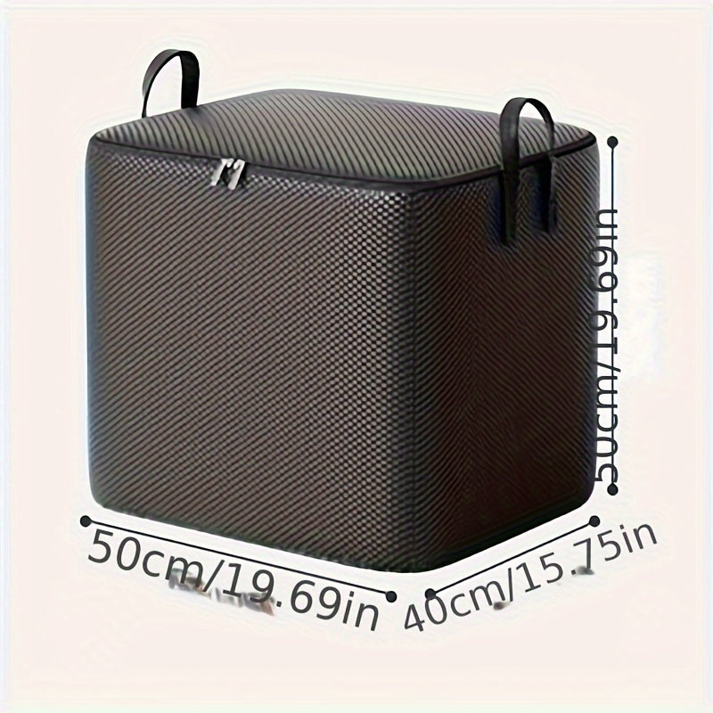 Fabric Storage Bag with Large Capacity Waterproof Thickened Material Under-Bed Organizer with Handles