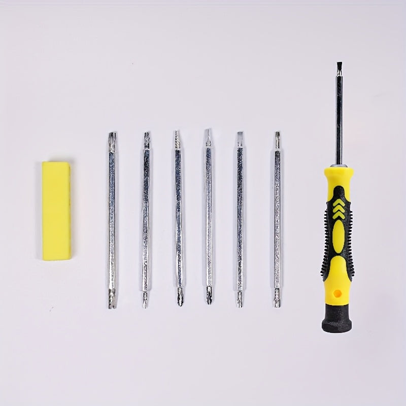 Kit de destornilladores de precisión 12-en-1 de acero cromo vanadio para smartphones y tablets