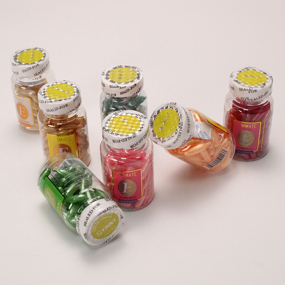 60pcs Hypoallergenic Vitamin E Glycerin Facial Moisturizer for All Skin Types