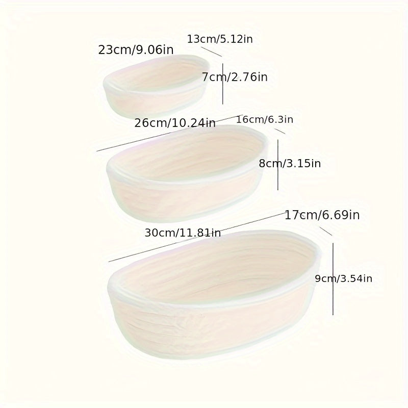 Juego de 3 cestas de almacenamiento tejidas estilo nórdico para organizar en casa, cocina, baño, dormitorio, sala de estar