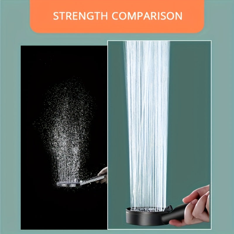 Handheld Shower Head with 5 Modes, Light Beige, Water Saving, Easy Install