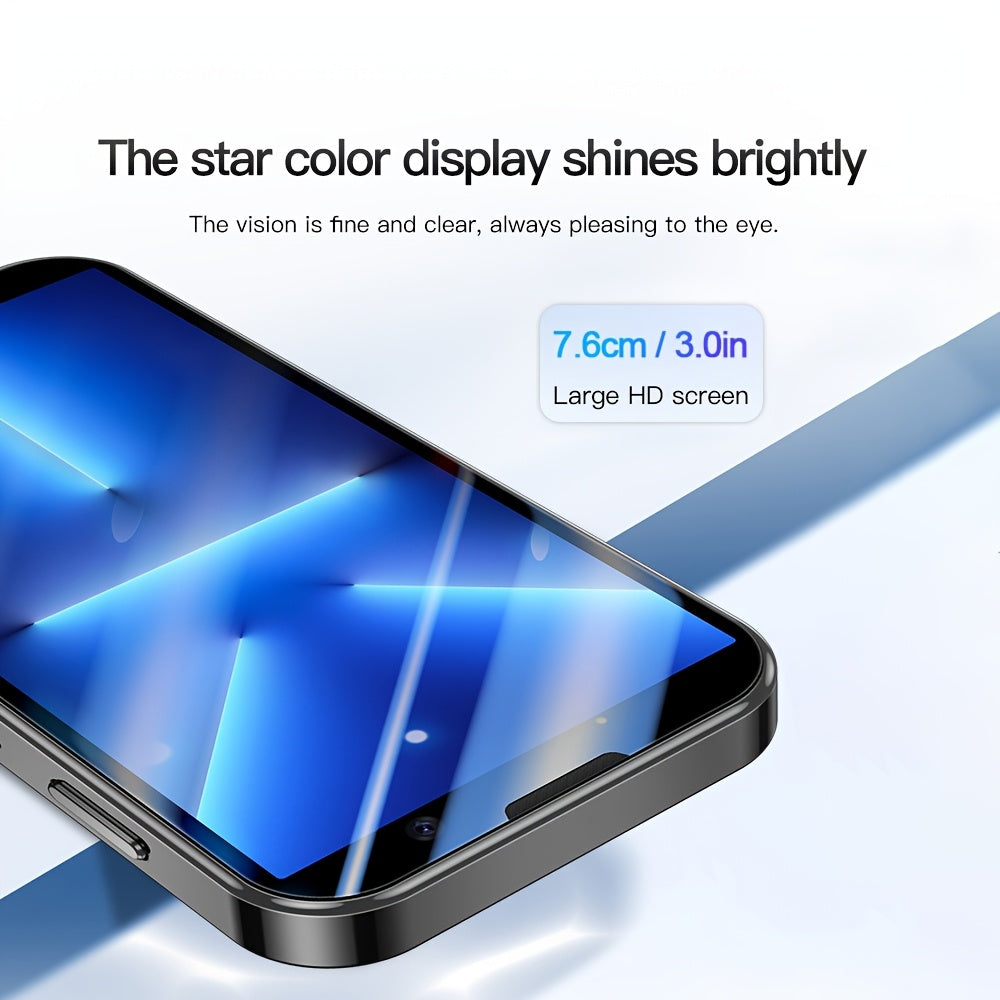 Мини смартфон 3.0 дюйма 2ГБ ОЗУ 16ГБ ПЗУ Dual SIM Распознавание лица Android 9.0