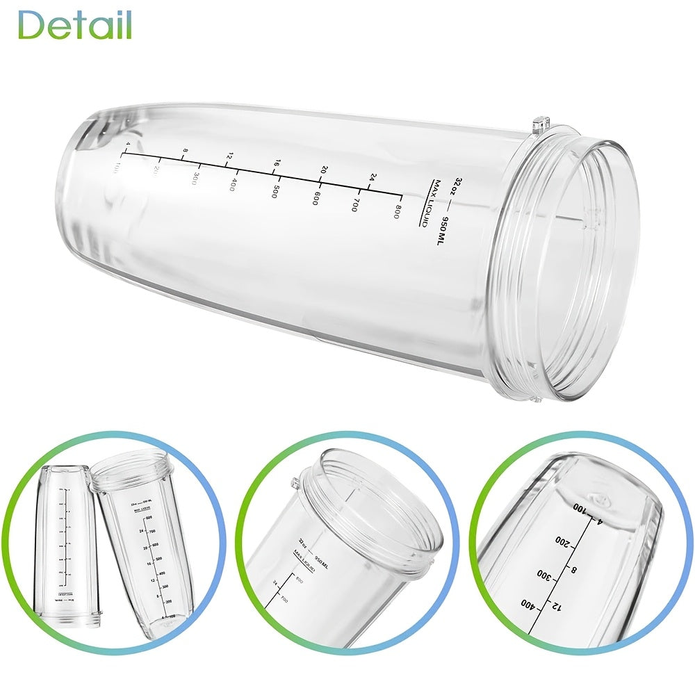 Заменяемые чаши для блендеров Nutri Ninja, доступные в размерах 18oz, 24oz и 32oz. Изготовлены из ABS-пластика и безопасны для контакта с пищей. Совместимы с блендерами серии Auto-iQ.