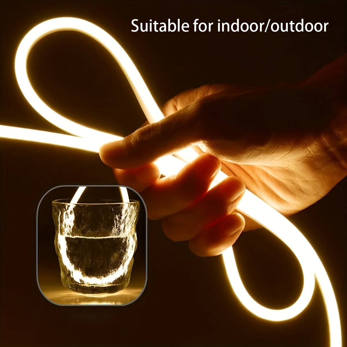 Energy-Efficient USB LED Neon Strip Lights 1m 3m 5m Touch Control Home Decor