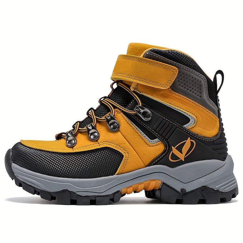 Kids Winter Hiking Boots Boys Girls Waterproof Warm Lining TPR Sole Outdoor Trekking