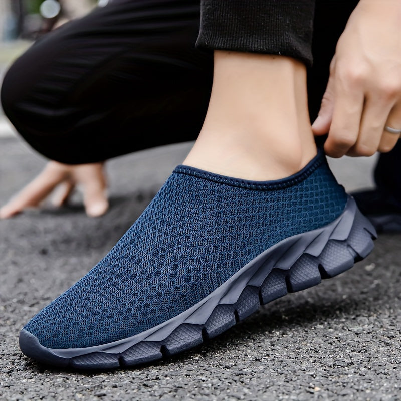 Men's Casual Slip-On Shoes Non-Slip Shock Absorption Mesh Breathable All Seasons