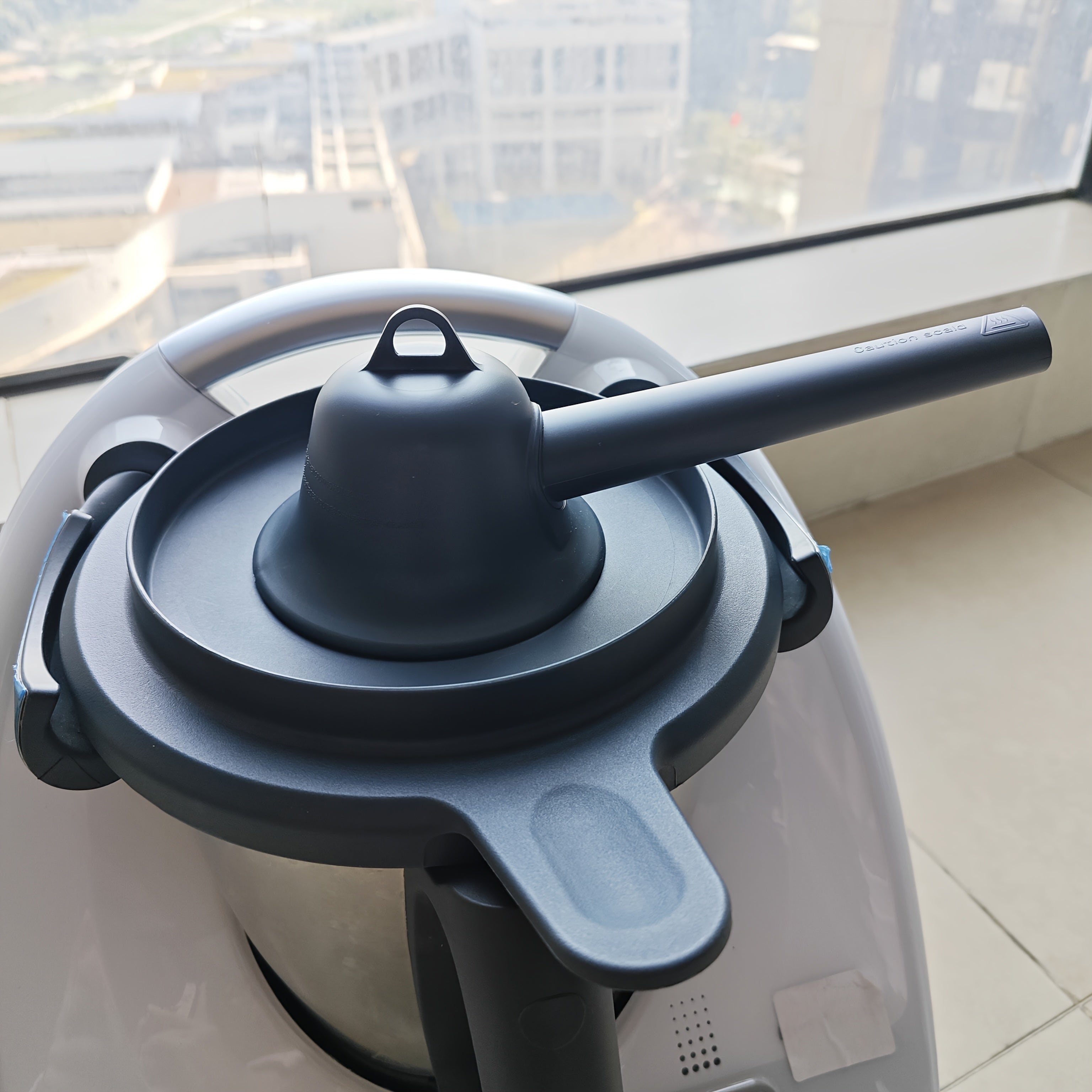 Tapa de vapor reutilizable para olla a presión, lavable, plástico duradero, compatible con TM5/TM6