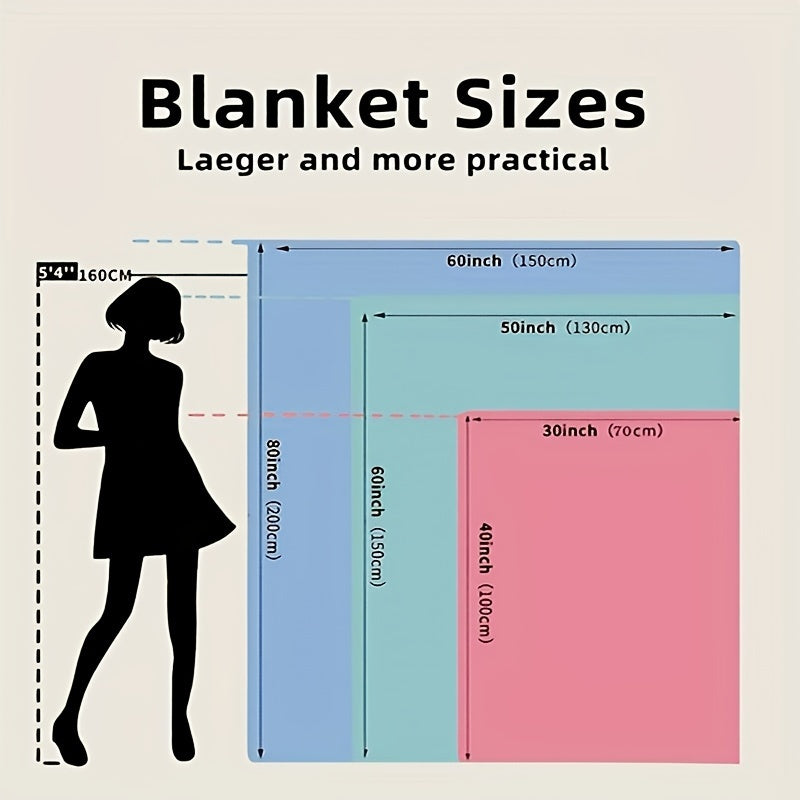 Christmas Holiday Throw Blanket Flannel Fleece Santa Reindeer Digital Print