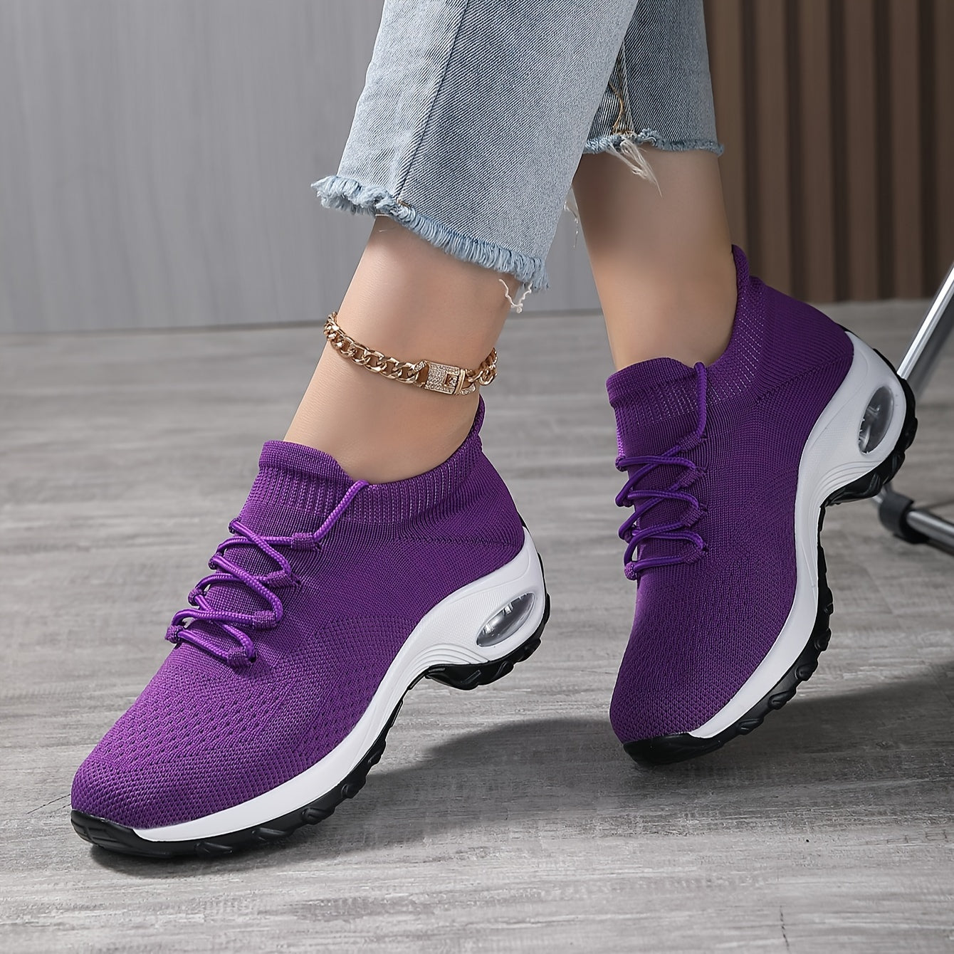 ayollar uchun kundalik sport poyabzali qulay sneakers yurish yoki yugurish uchun