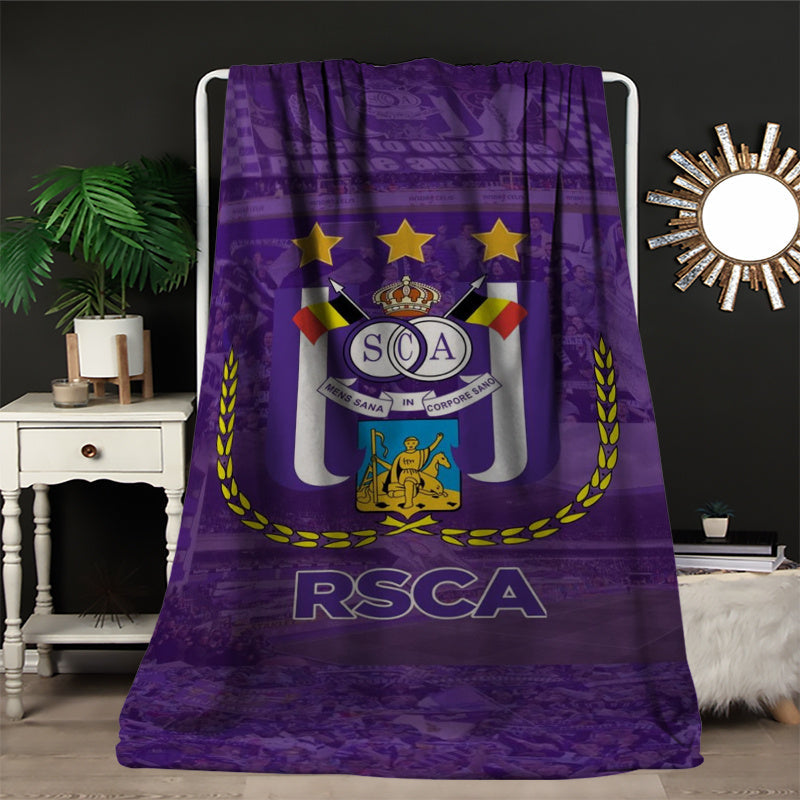 Digital Printed Flannel Blanket Soft All-Season Sofa Bed Polyester