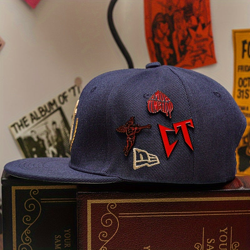 Retro Metal Hat Pin Badge Set for Men Women Cartoon Mexican Style Decorative Accessories