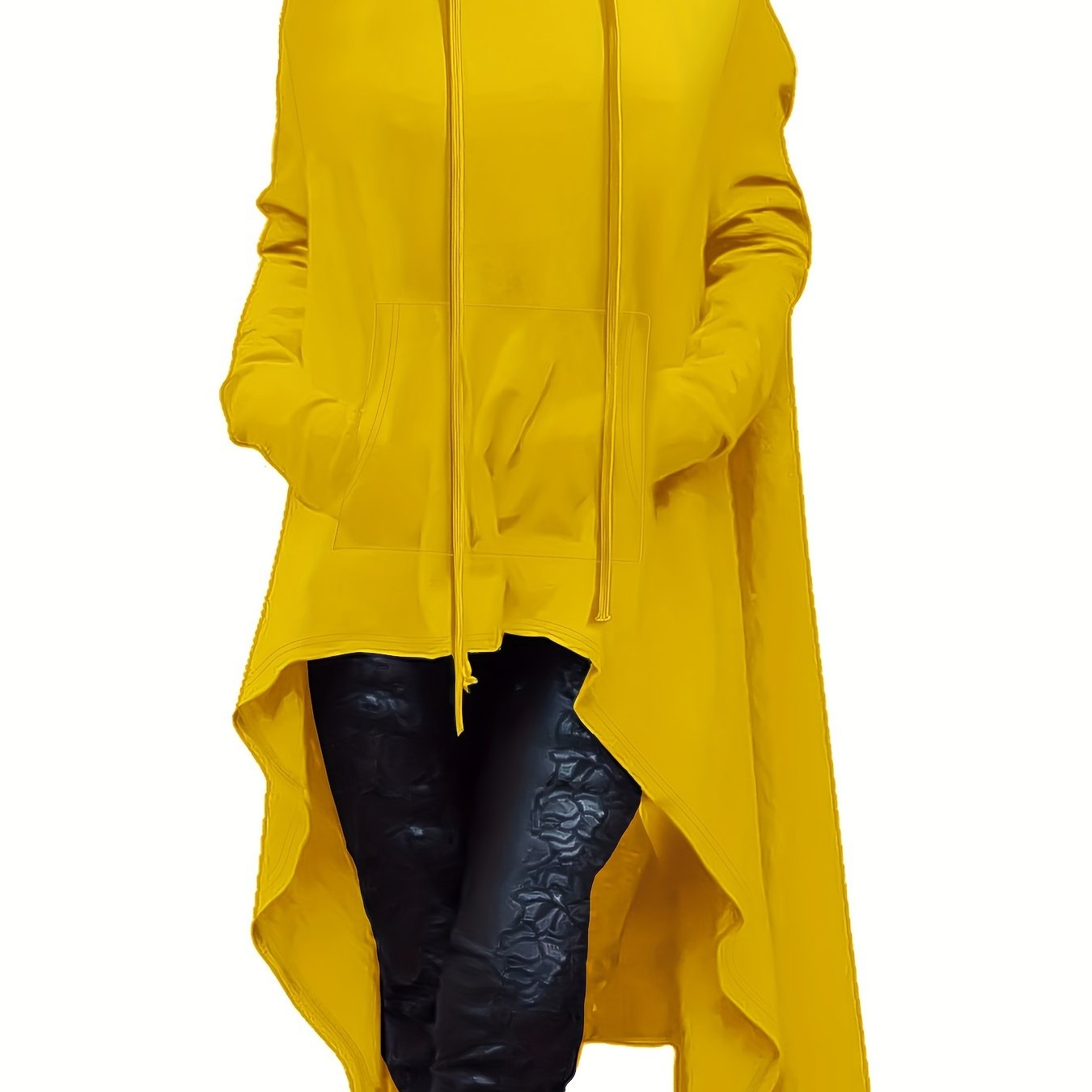 Толстовка оверсайз для женщин больших размеров с длинными рукавами, повседневная толстовка на осень и зиму