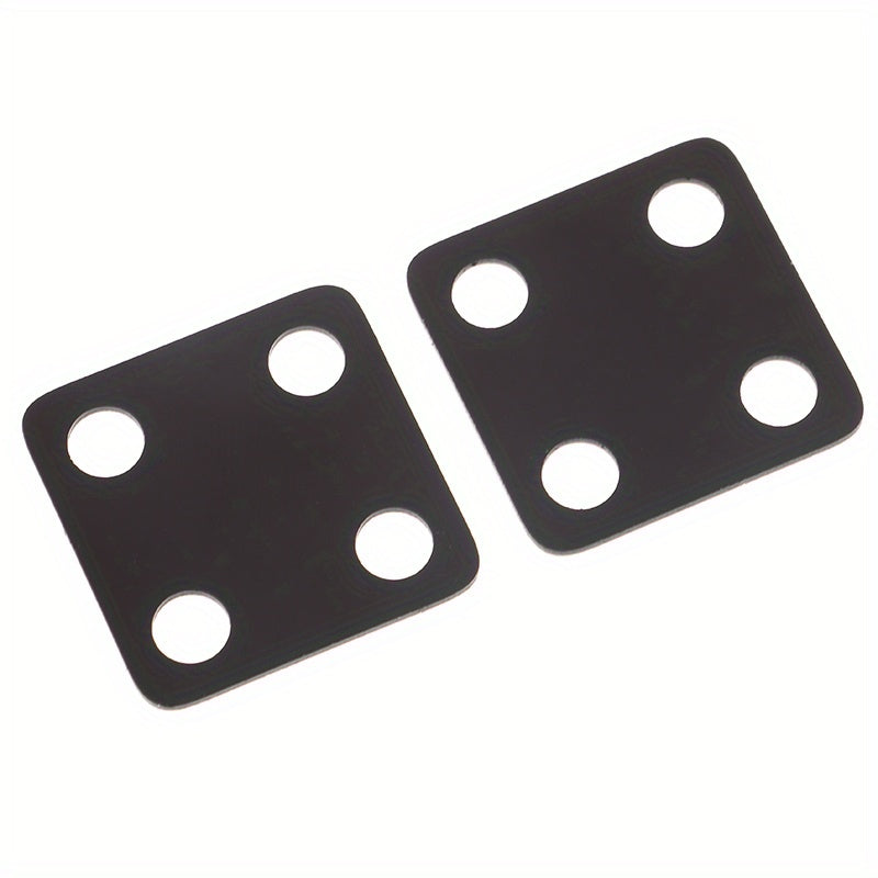 Qora metall 8-shakl teshikli ulanish parallel o'rnatish braketlari sovutish fanlari uchun 8/9/12/14cm