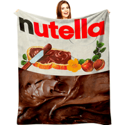 Cozy Chocolate Throw Blanket Flannel All-Season Snuggling Couch Bed Travel