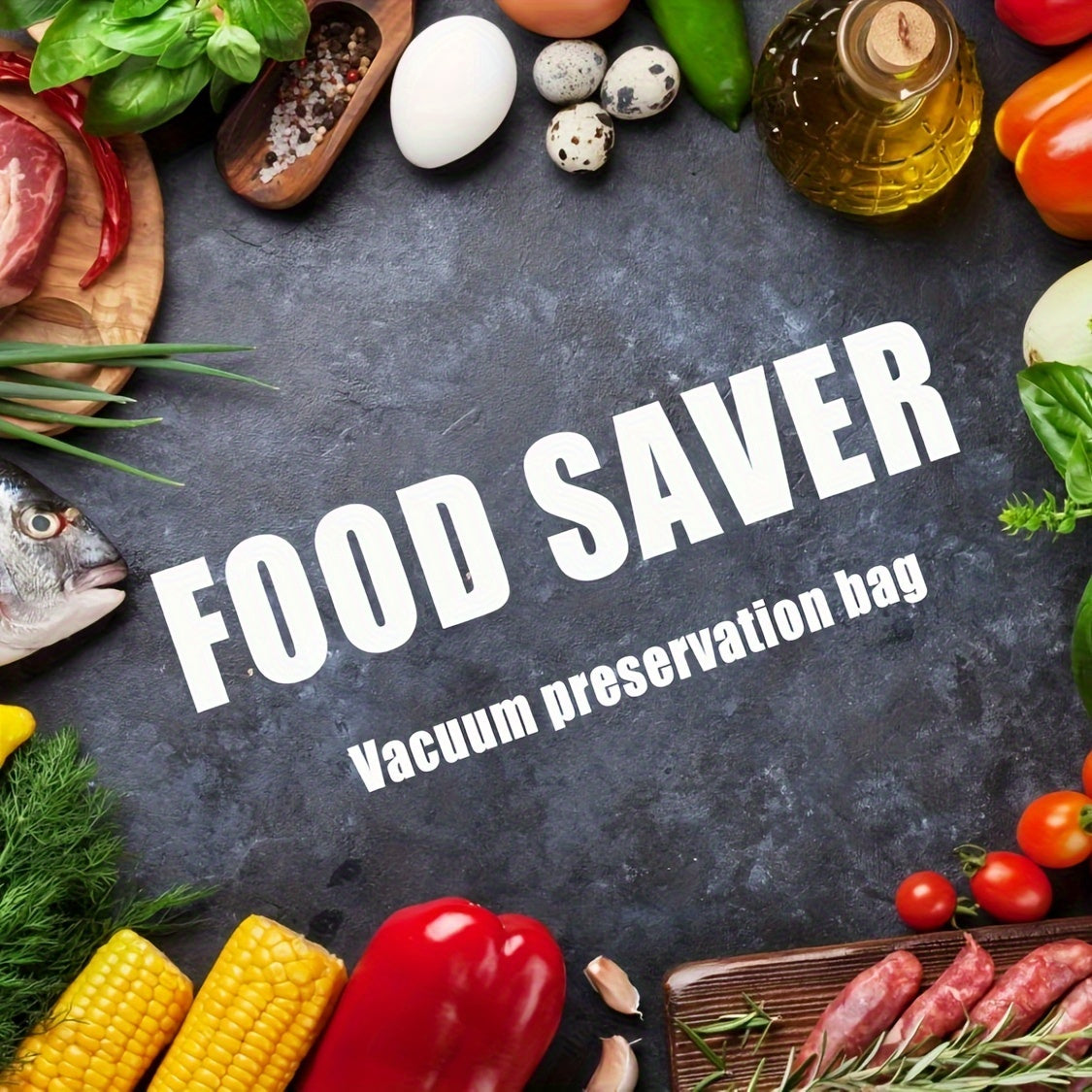 Vacuum Seal Bags 3-Pack 5m Reusable Microwave Freezer Heat-Seal