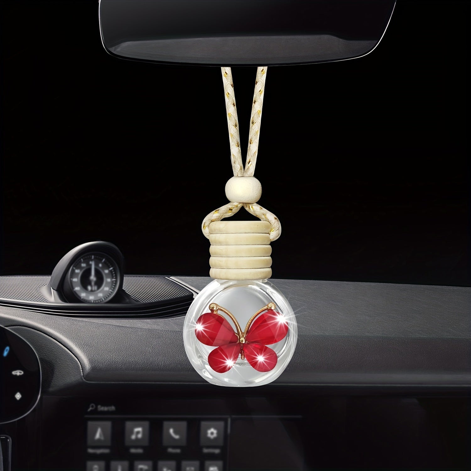 Avtomobil havo tozalovchi shisha diffuser qayta ishlatiladigan to'ldirish shishasi transport vositasi ichki qismi uchun