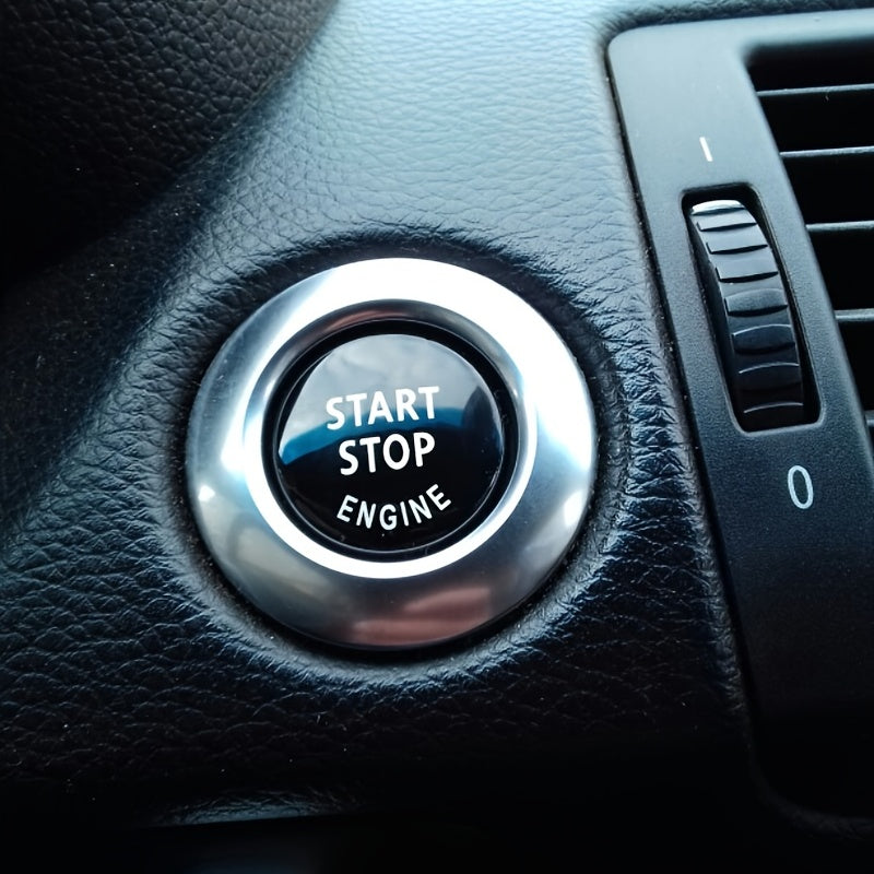 Car Interior Replacement Cover for Start/Stop Engine Button Non-slip