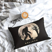Bigfoot and Moonlit Sky Pillowcase 30x50cm Concealed Zipper Easy to Clean