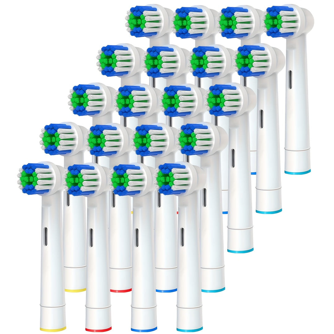 Elektr tish cho'tkalar uchun 4 ta yumshoq Dupont bristle tish cho'tkasi almashtirish boshliqlari