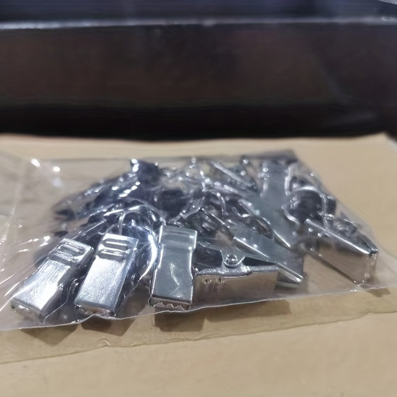20 Pieces Metal Curtain Clips Decorative Hooks for Household Curtain Installation