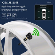 1/4 Pcs Tire Pressure Sensor for Cars with CR2032 Battery Replacement