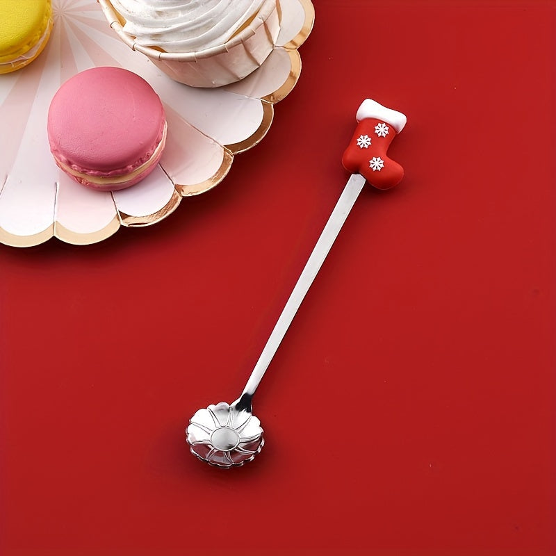 Rojdestvo multfilmi rostlyan po'lat qoshiq, sut, qahva, shirinliklar, asal, ziravorlar uchun