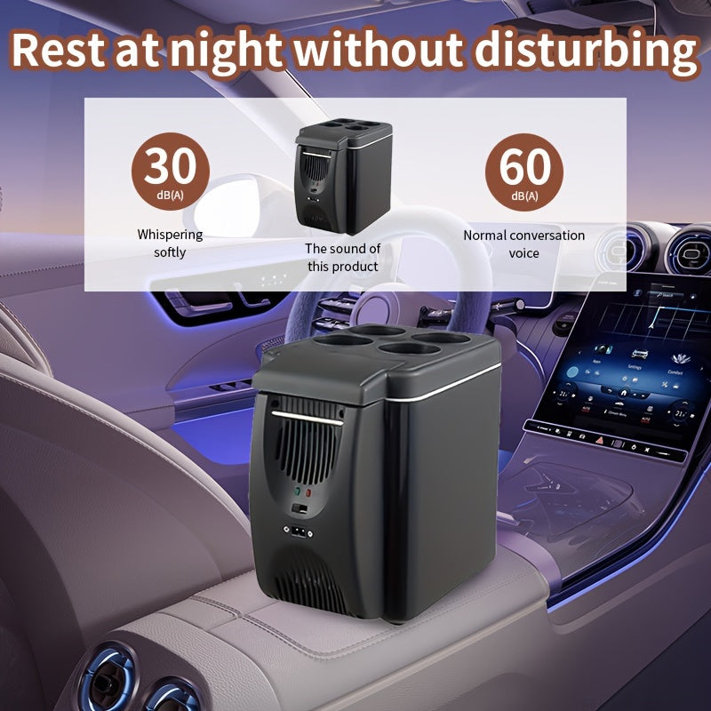 Portable Mini Car Refrigerator 12V Insulation Cooler for Camping and Travel