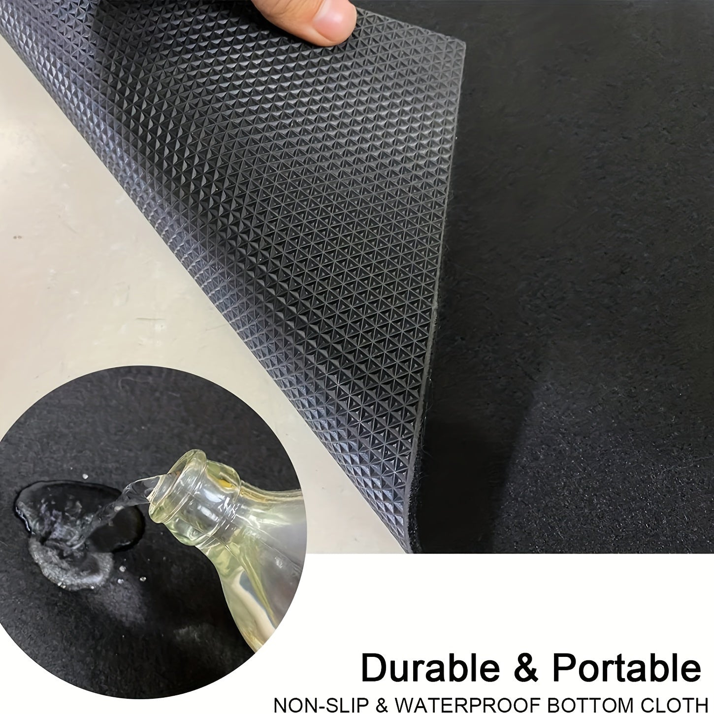 Alfombrilla de parrilla de silicona para barbacoa, impermeable, resistente al aceite, reutilizable, tapete para terraza 91.44x127 cm