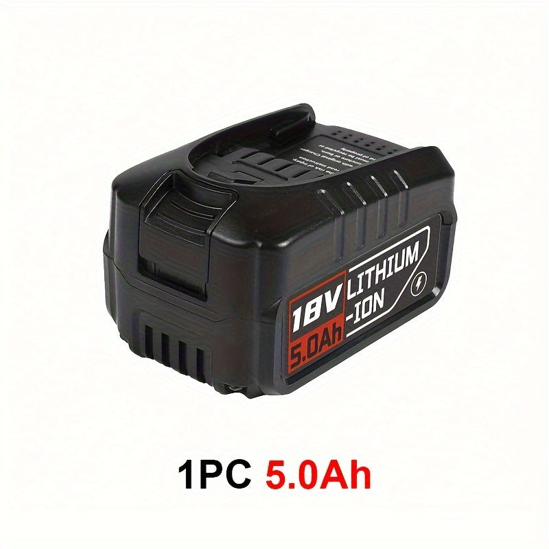 18V 5.0Ah Lithium-Ion Rechargeable Battery for Power Tools Compatible with Bosch and Gardena
