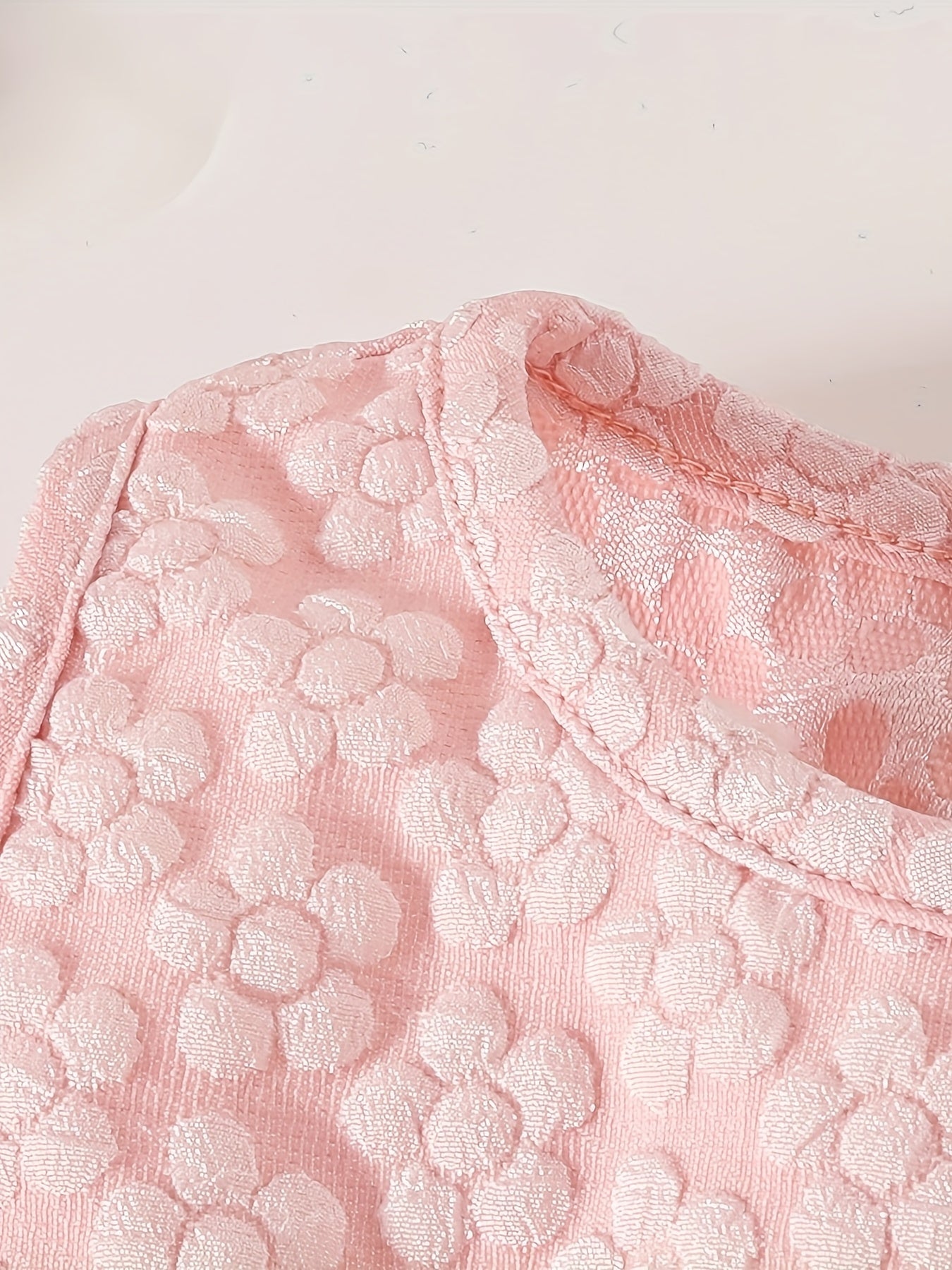 Girls' Long Sleeve Butterfly Pattern Tulle Dress Set with Crop Top and Bow Headband for Fall Winter