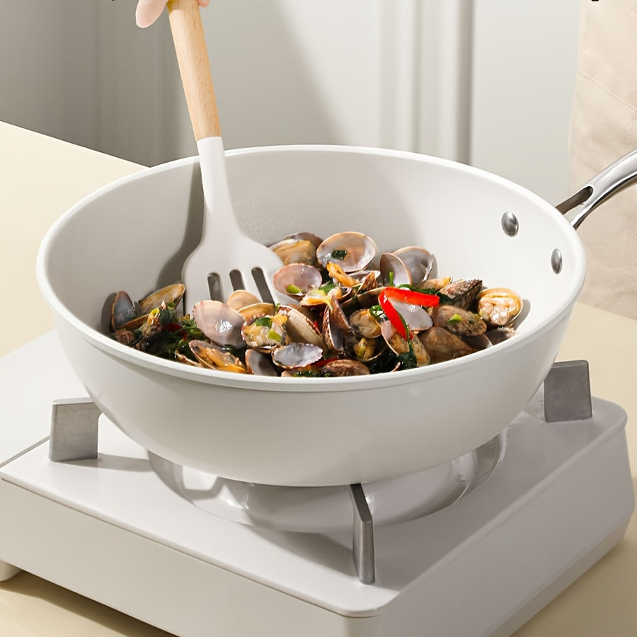 Мини-сковорода из чугуна с крышкой для индивидуальной готовки, антипригарная, прочная