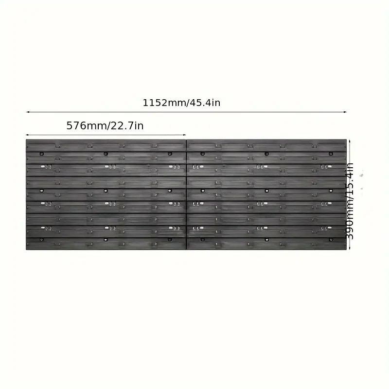 Juego de herramientas de bricolaje y reparación de automóviles de 49 piezas con organizador de pared