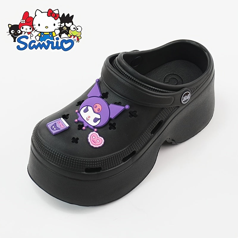 Women EVA Slides Non-Slip Casual Beach Garden Shoes with Plush Details