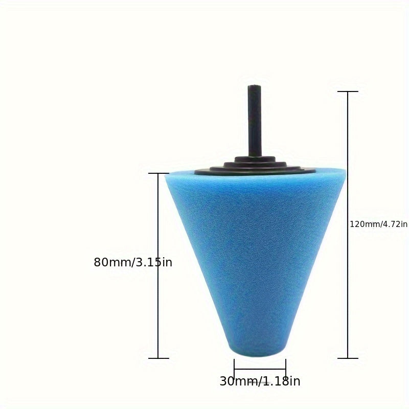 Esponja de pulido para llantas, bujes, rines, coche, motocicleta, barco, herramienta de pulido y detallado