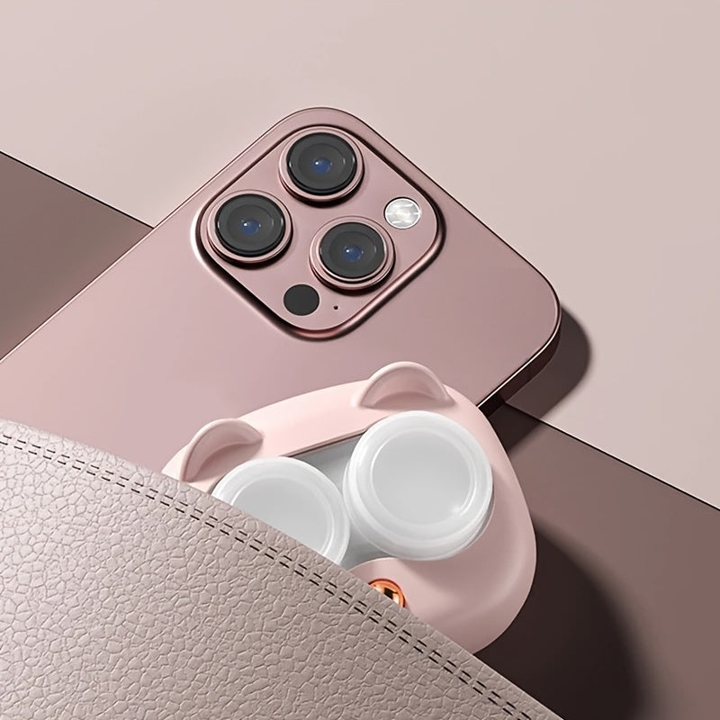 Электрический футляр для контактных линз с автоматической очисткой и стерилизацией, дорожный размер, не перезаряжаемый