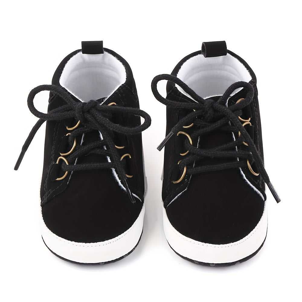 O'g'il bolalar uchun yuqori to'plangan, yumshoq taglikli, anti-slip xususiyatlariga ega chaqaloq poyafzallari