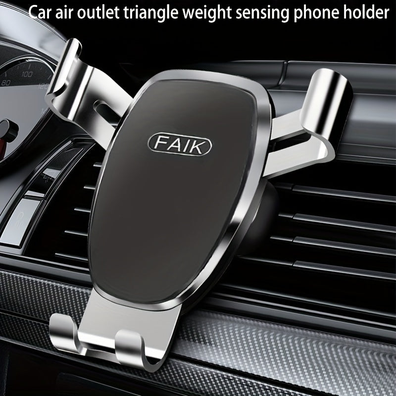 Universal avtomobil vent telefon uchun tutqich bardoshli ABS tortishish paneli o'rnatish Frosted Black